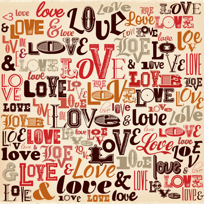 Vinilos para decorar mesas texto love